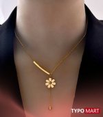 OIMG 316L Stainless Steel Not Fade Elegant Little Daisy Flower Tassel Pendant Necklace For Women Girl Party Jewelry Rustproof - Image 4